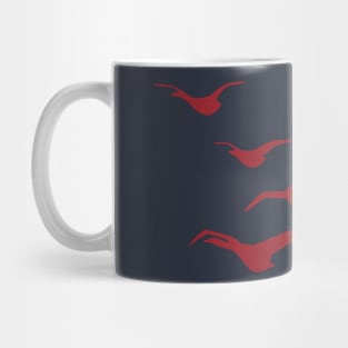 Sailing the Updraft, Red Mug